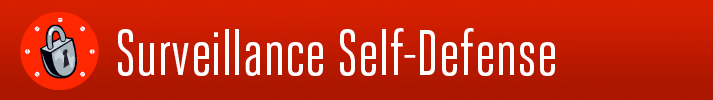 EFF Surveillance Self Defense Website Banner