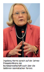 FAZ nennt Generalbundesanw&auml;ltin Monika Harms Ingeborg