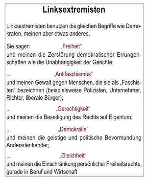 Linksextremisten sind..