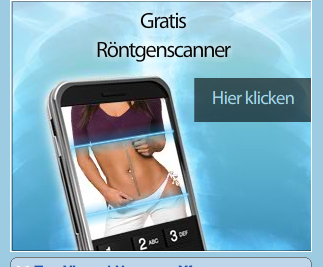 Werbung R&ouml;ntgenscanner