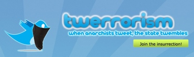 When anarchists tweets, the state twembles