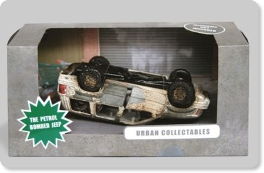 The petrol bombed Jeep by Urban Collectibles
